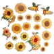 thumbnail image 1 of 20 parches bordados para planchar con flores, parches para coser de girasol, parches adhesivos con apliques bordados de mariposas y pájaros, 1 of 5