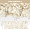 thumbnail image 5 of Smile 6PCS Beige Cheesecloth Table Runner 31 x 118 Inch Rustic Gauze Boho Chair Sashes for Bridal Shower Wedding Party Catering Home Decoration Supplies, 5 of 6