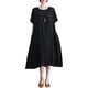 thumbnail image 1 of Vestido suelto de mujer con bolsillos Medias mangas Vestido de playa de vacaciones Abanopi Vestido, 1 of 7