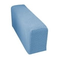 thumbnail image 2 of Elastic Sofa Armrest Cover | Stretch Polyester, Stain-Resistant Thick Fabric Protector, Universal Fit for Square & Curved Sofas, Gray/Brown/Blue, Machine Washable, 50-55cm, 1 Pack, 2 of 6