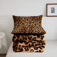thumbnail image 5 of Erosebridal Modern Cheetah Print Bedding Twin Comforter Set, Chic Geometry Down Comforter, Leopard Animal Reversible Comforter Sets Twin Size, Lightweight Bedroom Decor, 2pcs, 5 of 8
