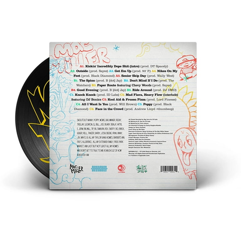 Mac Miller - K.I.D.S. - Double LP Vinyl Records, Rap Genre