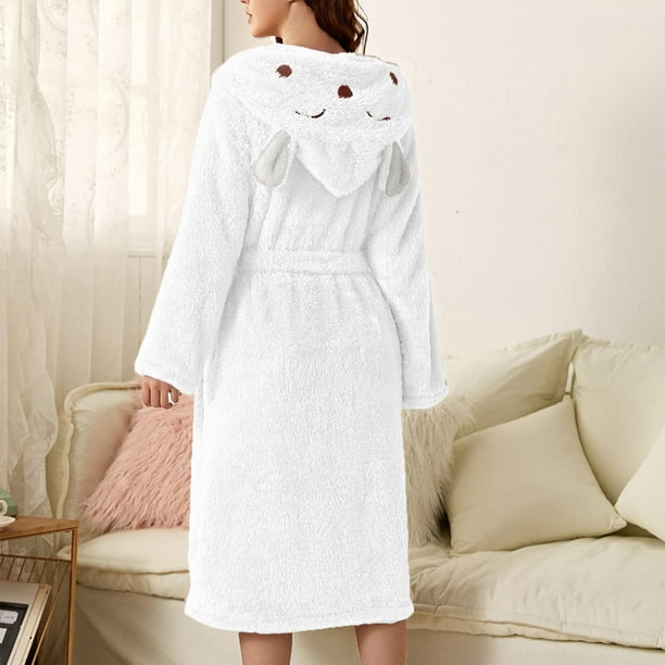 Batas de moda para mujer, bata de baño alargada, mantiene el calor, solapa, mismo estilo para hombres y mujeres, pijama de manga larga para mujer.