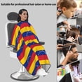 thumbnail image 5 of Flag Of Venezuela Barber Salon Hair Cutting Cape with Adjustable Closure Hairdressing Haircut Capes 55x66 In, 5 of 7