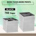 thumbnail image 3 of 61XL Ink Cartridges 3-Pack Black Compatible for HP61 Ink Cartridge for DeskJet 1000 1010 1050 1510 2050 ENVY 4500 5530 OfficeJet 2620 4630 Printers, 3 of 4