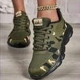 thumbnail image 3 of Pandaie Breathable Sneakers for Men Women Camo Casual Athletic Walking Shoes Comfortable Non Slip Running Gym Tennis Trainers Size 6.5‑10.5, 3 of 7