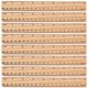 thumbnail image 1 of EeaseMX Regla de madera de 20 cm y 8 pulgadas, 30 unidades, ayuda para el entrenamiento de modista, regla de doble escala de un lado., 1 of 7