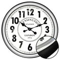 thumbnail image 1 of Hauz - Horloge Murale Ronde, Diamètre 20 Pouces, Précision Quartz, Noir, 1 of 2