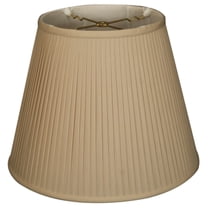 Royal Designs 16" Empire Side Pleat Lamp Shade Beige