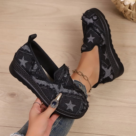 Tawop Women's Shoes Casual Flat Shoes for Women Round Toe Lightweight Breathable
