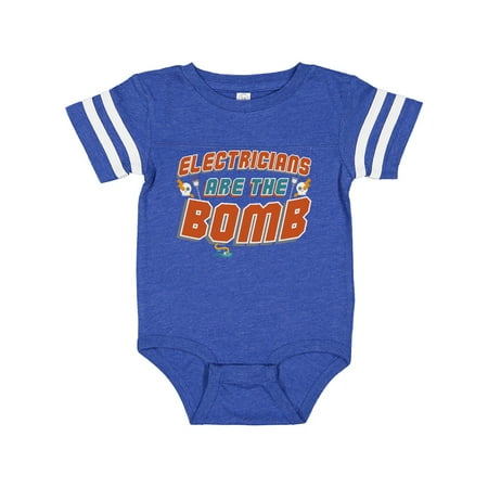 

Inktastic Electrician Gift Funny Gift Baby Boy or Baby Girl Bodysuit