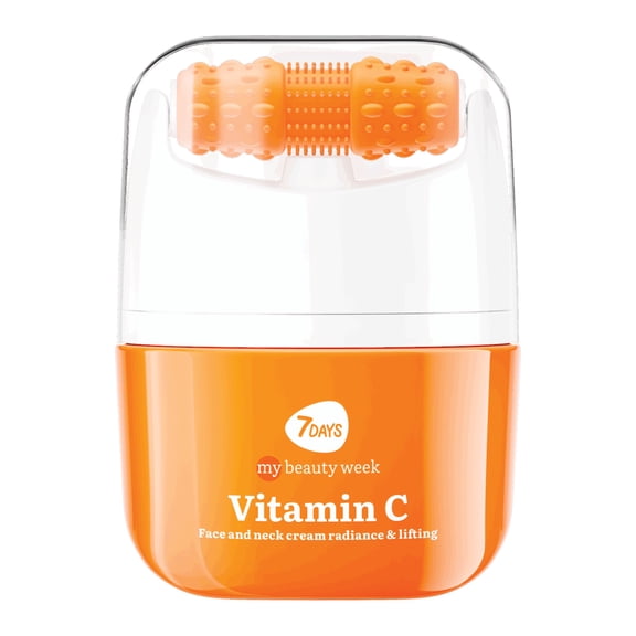 Crema para Rostro y Cuello 7Days Vitamina C, 40 ml