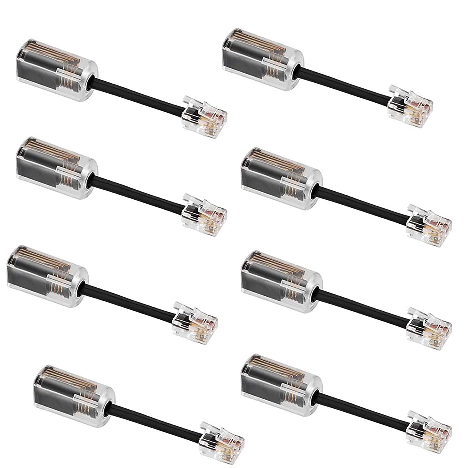 Telephone Cord Detangler, AntiTangle Telephone Handset Cable 360 Degree Rotating Landline