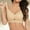 Beige, variant on Seamless Comfort Bra for Daily Casual Wear Wirefree Bralette with Light Support and Soft Everyday T Shirt Style for All Seasons