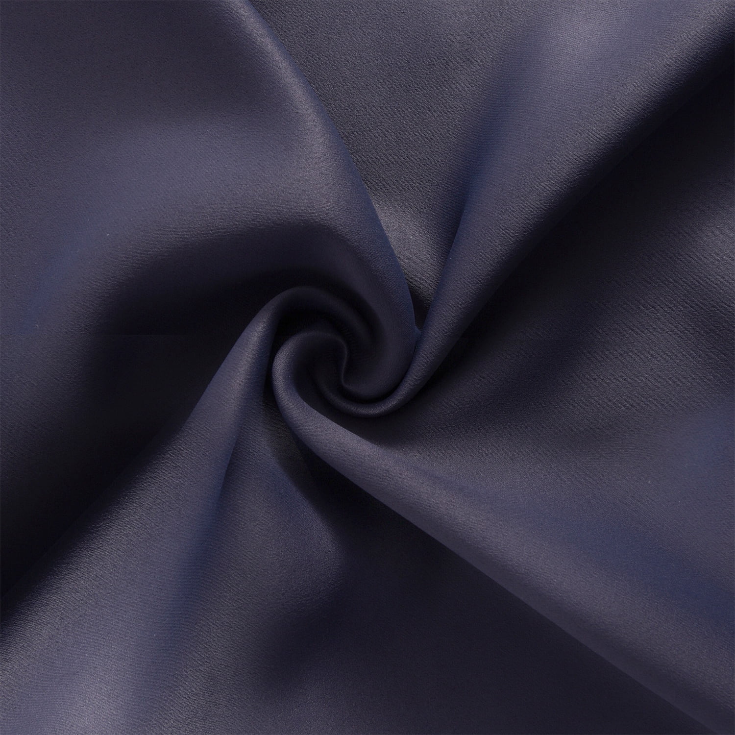 HIG Dark Gray Scalloped Half Curtain with blackout for Kitchen,2 Panels,30"x 36"