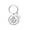 Clear, variant on Keychain DIY To My SON Stainless Steel Last Name 26 Letter Keychain 2.5cm for Valentine's Day Mother's Day Christmas Birthday Gifts