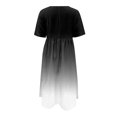 thumbnail image 4 of QIPOPIQ Robes pour Femmes avec Poches Manches Courtes Imprimé Tendance Col Rond Robe Rétro d'Été Robe Longue Offres 2023, 4 of 5