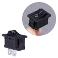 thumbnail image 2 of CIMAXIC 20 Pcs 2 Pin Toggle Switch On/Off Mini Boat Rocker Switch Car Auto Boat Round Rocker Snap 15x21MM,0.83"X0.59"X0.59", 2 of 4