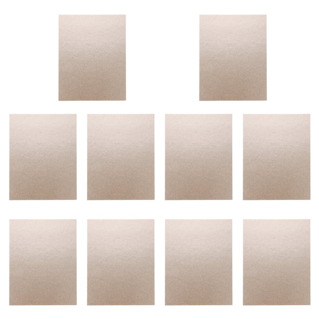 10pcs Mica Placa Hojas de microondas Horno de onda Mica Hojas de reemplazo