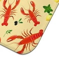 thumbnail image 4 of 2pcs Coastal Blue Kitchen Drying Mat - Super Absorbent Nautical Sink Pad, Heat Resistant Dish Drying Mat with Hanging Loop for Small Spaces, 4 of 4