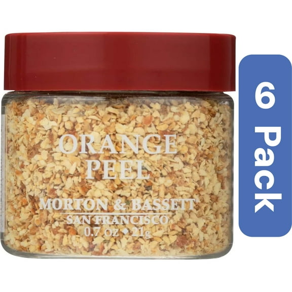 Morton & Bassett Orange Peel Seasoning 0.7 oz (Pack of 6)