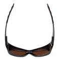 thumbnail image 4 of Fitover Designer Wear-Over Fitover Sunglasses by Calabria F-104 in Bronze & Amber, 4 of 4