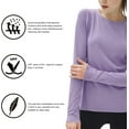 thumbnail image 4 of Women's Long Sleeve UPF 50+ UV Sun Protection Shirts Rash Guard Swim T-Shirt/Hoodie Quick Dry for Outdoor Hiking, 4 of 6