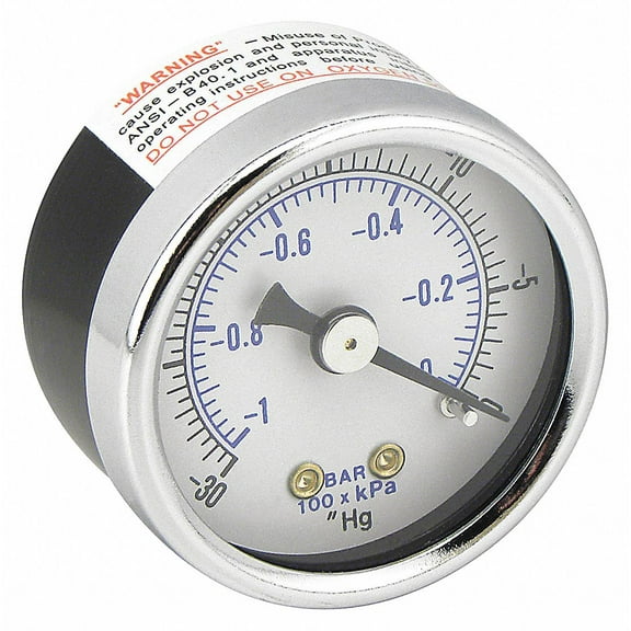 Baldwin Filters Vacuum Gauge,Gauge,VG1325  VG1325