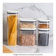 thumbnail image 3 of Contenedor Mainstays Organizador Hermético Block Rectangular 1.5 Litros Transparente, 3 of 4