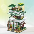 thumbnail image 1 of Street View Coffee Shop Micro Particle Series Adult High Difficulty Building Block Set Valentine's Day Gift Birthday Gift Desktop Decoration Collection (1025pcs), 1 of 5