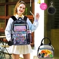 thumbnail image 3 of Mochila Transparente AGSDON para Niñas 3 Piezas con Bolsa para Almuerzo, 3 of 8