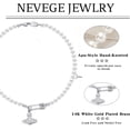 thumbnail image 4 of LAICAIW Collier Saturne Cristal Strass Collier Saturne, Collier Ras-du-Cou Perle pour Femmes Collier Planète Est des Cadeaux Parfaits pour Femmes Filles, 4 of 6