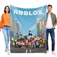 thumbnail image 1 of ROBLOX - ROBLOX anti-pilling, suave, ligera, esponjosa y acogedora de lujo para hogar y cocina – Perfecta para niños y adultos,200X150cm, 1 of 6