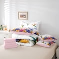 thumbnail image 6 of Erosebridal Lovely Hummingbird 7-Piece Twin Bedding,Kawaii Wildlife Bedding Comforter Set,White Blue,Pink Reversible, 6 of 7