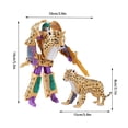 thumbnail image 1 of CEHVOM Deformation Toy Children Simulation Animal Elephant White Cheetah Model, 1 of 1