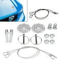 thumbnail image 3 of Hood Pin, Hood Pin Lock Easy Use Appearance Kit Universal Push Button Hood Pin Lock Kit Widely Used  For Car Lovers For Car Interior, 3 of 8