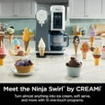 thumbnail image 2 of Ninja Swirl by CREAMi Ice Cream and Soft Serve Maker, Sorbet, & More, 13-in-1, Soft Serve Handle, (2) CREAMi Swirl 16oz Pints, For Kids & ALL ages, NC701, 2 of 4