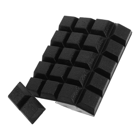 WORGEOUS 32PCS Glass Cabinet Rubber Pads Anti Slip Non Skid Furniture Feet Scratch Protection for Cabinet Legs Self Adhesive Rubber Bumpers Pads Feet for Drawers