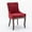 Red, variant on PORKISS Dining Chairs Set of 2, Thickened Fabric Chairs with Solid Wood Legs, Modern Upholstered Dining Chairs, Beige