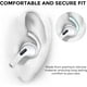 thumbnail image 5 of 3 Pairs AirPods Pro 2nd Generation Ear Hooks【Added Storage Pouch】 Anti-Slip Ear Covers Silicone Accessories Compatible with Apple AirPods Pro 2nd Generation (3 Large, White), 5 of 5