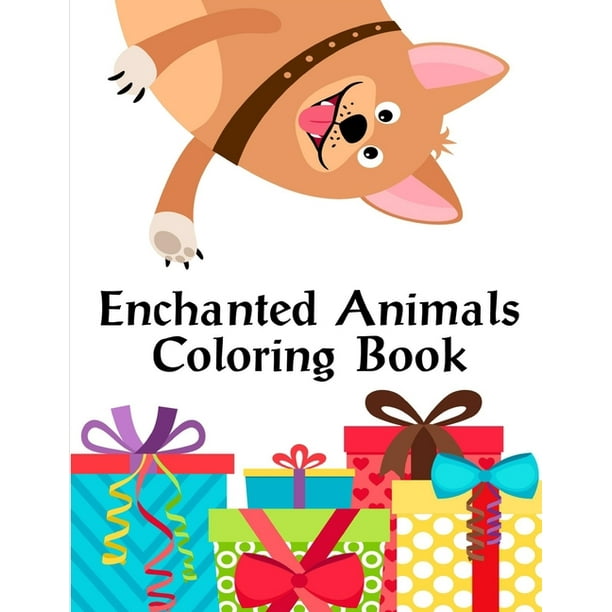 Download Wild Animals Enchanted Animals Coloring Book Coloring Pages For Adults Relaxation With Funny Images To Relief Stress Series 1 Paperback Walmart Com Walmart Com