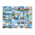 thumbnail image 2 of 50 pegatinas de paisaje natural, decorativas, estéticas, paisajes de viaje, álbumes de recortes, pegatinas para bricolaje, planificador, diario, portátiles, equipaje, color azul, 2 of 10