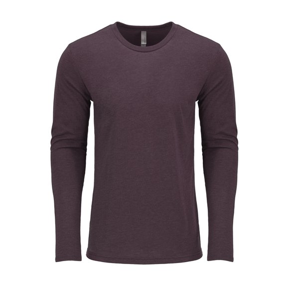 Mens Clementine Tri-Blend Long-Sleeve Crew Tee