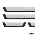 thumbnail image 6 of 2015-2026 Land Rover Discovery Sport Door Sill Scuff Plate Scratch Protector Sport Brushed Stainless Steel 4Pcs, 6 of 8