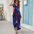 thumbnail image 5 of 4th of July Art Sleeveless Dress Women's Summer Suit Dresses for Women 2025 Luxury Party Dress, 5 of 6