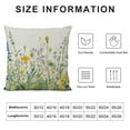 thumbnail image 5 of Nawypu  Spring Pillow Cover Floral Decoration Holiday Farmhouse Summer Pillow Case Decor for Home Sofa Couch AA357-12, 5 of 5