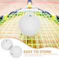 thumbnail image 3 of WRITWAA 2Pcs White Rubber Squash Practice Ball for Training Designed for Sports and Competition, 3 of 8