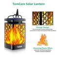 thumbnail image 3 of Linterna solar TomCare mejorada Flickering Flame, paquete de 2, 3 of 7
