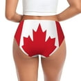 thumbnail image 2 of Flag Of Canada Bikini Panties Stretch Cool 3D printed Underwear for Women XX-Large, 2 of 6
