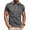 Dark Gray, variant on Men's Polo Shirt - Short Sleeve Collared Button Solid Color Casual Design for Casual Daily Wear or Outdoor Activities